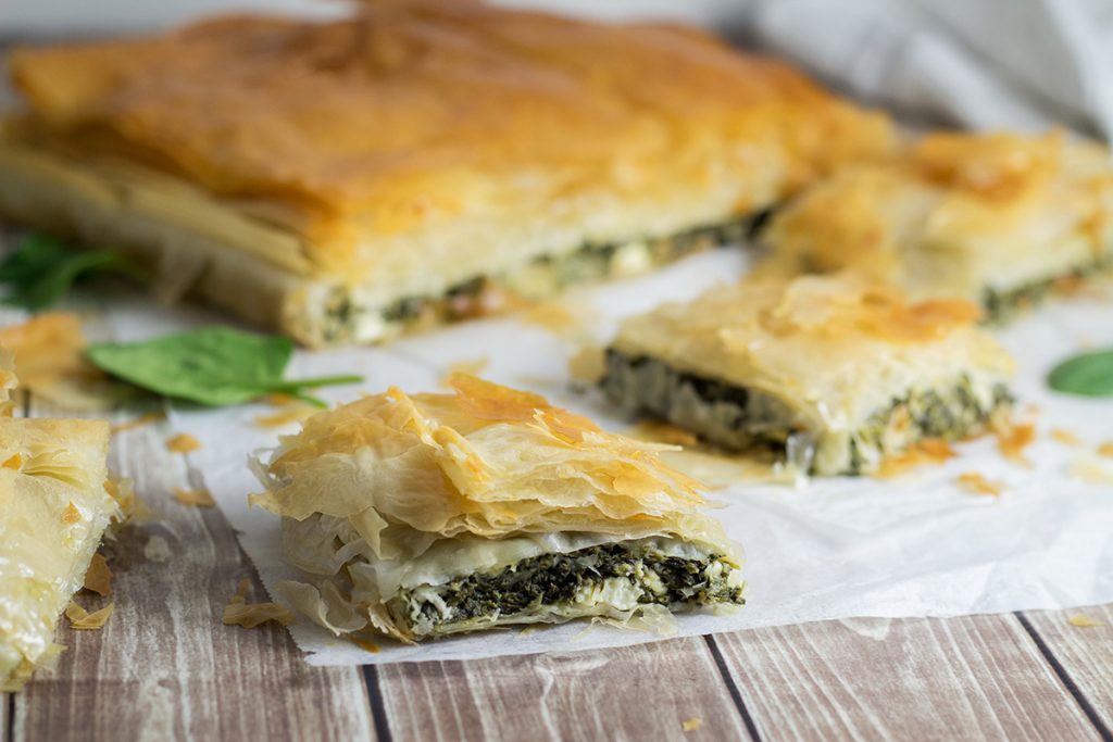 Sweet spinach pie