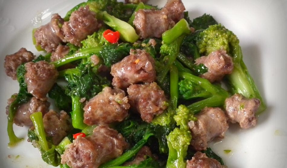 Rapini con Polpette di Salsiccia – A Traditional Italian Recipe
