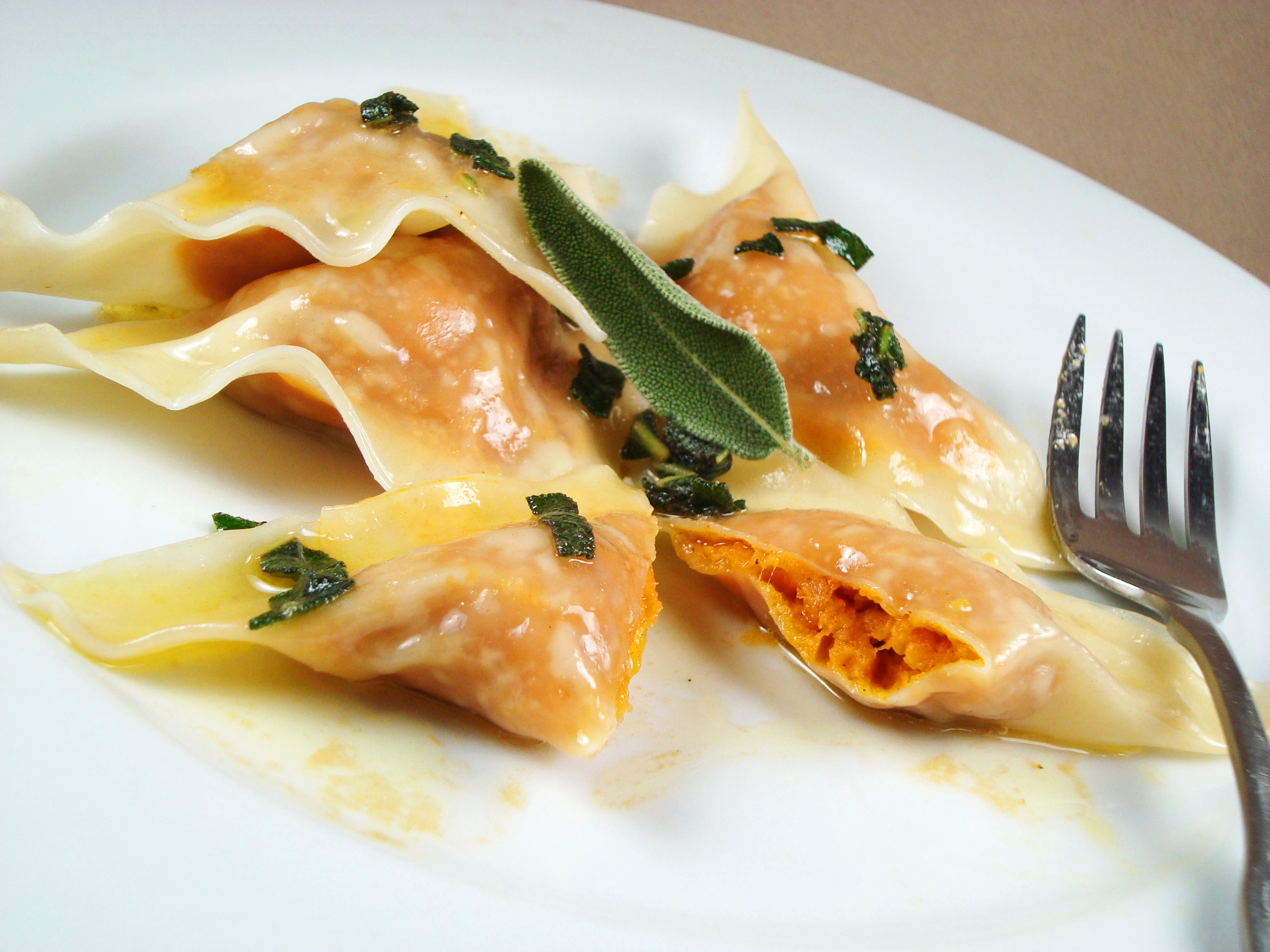 Ravioli di Zucca
